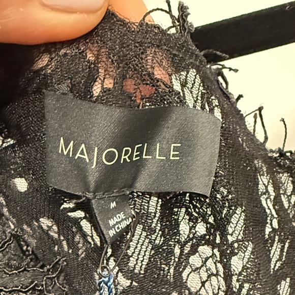 MAJORELLE Sasha Gown Black Sz M - Picture 6 of 6